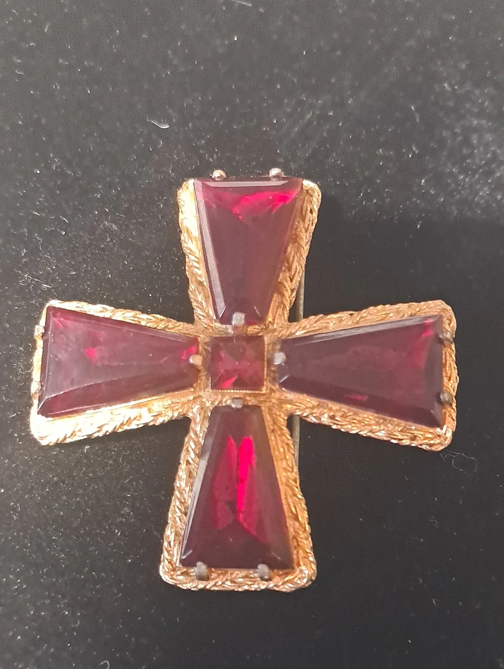 Vintage Maltese Cross Brooch/Pendant